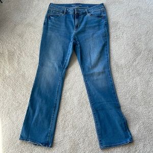 Old Navy Mid Rise Kicker Bootcut Jeans